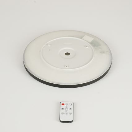 Brilagi - Prigušivo stropno LED svjetlo ULTRA SLIM LED/18W/230V 2700-6500K Ø 30 cm crno + daljinski upravljač