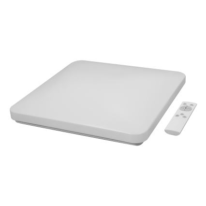 Brilagi - LED prigušivo stropno svjetlo VELVET SQUARE crno LED/24W/230V 43x43 cm 3000/4000/6500K + daljinski upravljač