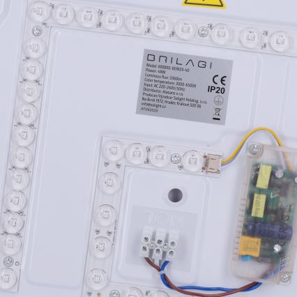 Brilagi - LED stropno svjetlo s prigušivanjem MATTEO LED/48W/230V 3000-6500K Ø 41 cm crno + daljinski upravljač