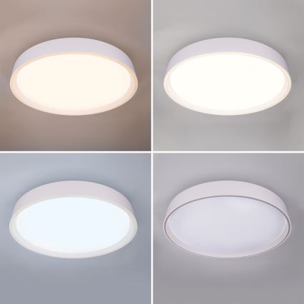 Brilagi - LED prigušivo stropno svjetlo NANCI LED/60W/230V 3000-6500K Ø 49 cm bijela + daljinski upravljač