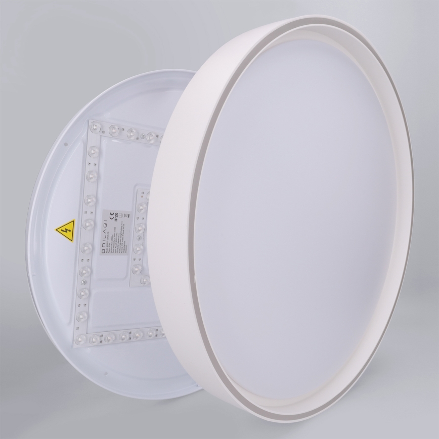 Brilagi - LED prigušivo stropno svjetlo NANCI LED/60W/230V 3000-6500K Ø 49 cm bijela + daljinski upravljač
