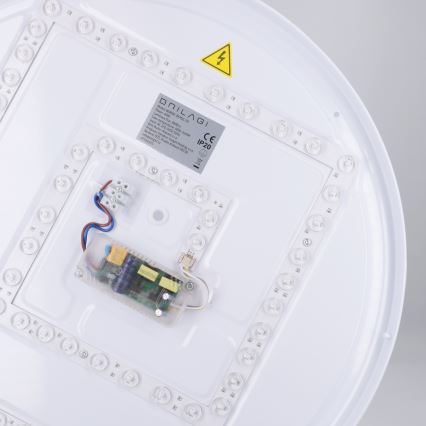 Brilagi - LED prigušivo stropno svjetlo NANCI LED/60W/230V 3000-6500K Ø 49 cm bijela + daljinski upravljač