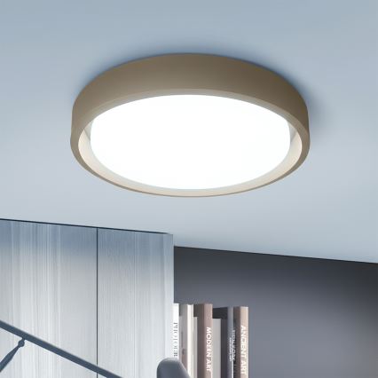 Brilagi - Prigušivo LED stropno svjetlo MATTEO LED/60W/230V 3000–6500K Ø 51,5 cm taupe + daljinski upravljač