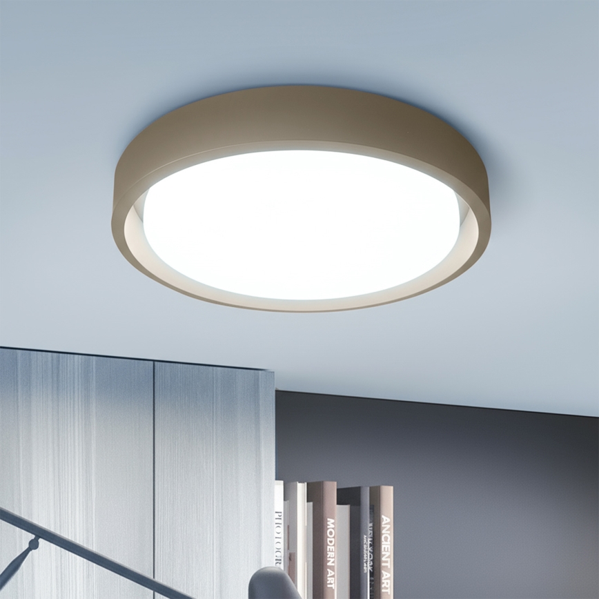 Brilagi - Prigušivo LED stropno svjetlo MATTEO LED/60W/230V 3000–6500K Ø 51,5 cm taupe + daljinski upravljač