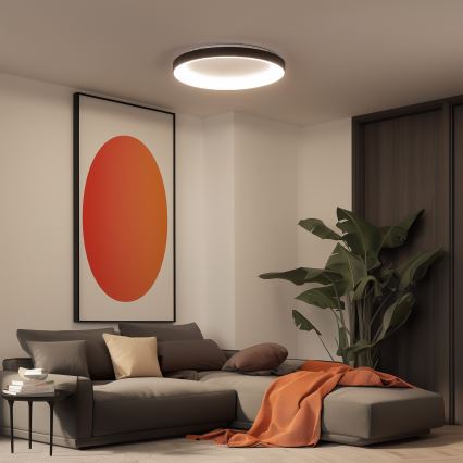 Brilagi - LED stropna svjetiljka s prigušivačem FALCON II LED/108W/230V 3000-6500K prom. 80 cm crna + daljinski upravljač