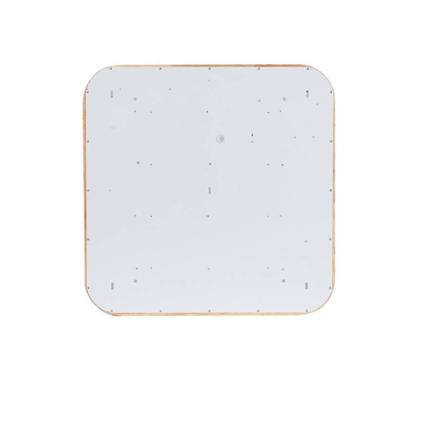 Brilagi - LED prigušivo stropno svjetlo MOLINA SQUARE LED/80W/230V 3000-6000K hrast 60x60 cm + daljinski upravljač
