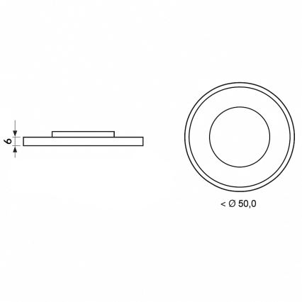Brilagi - LED stropno svjetlo ORELIS LED/80W/230V 3000-6000K promjer 50 cm + daljinski upravljač