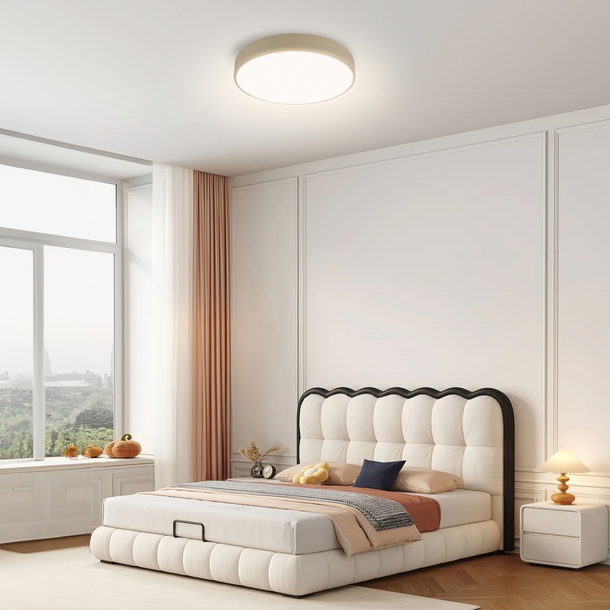 Brilagi - LED stropna svjetiljka s prigušivanjem POOL LED/36W/230V 3000-6000K Ø 30 cm bež + daljinski upravljač