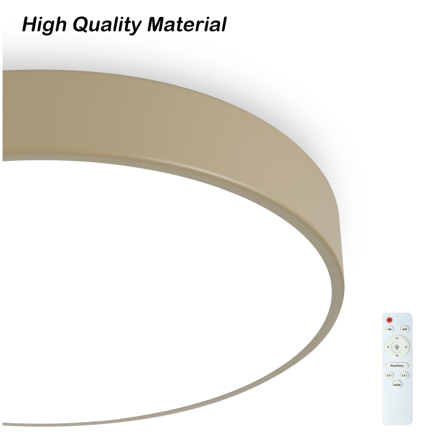 Brilagi - LED stropna svjetiljka s prigušivanjem POOL LED/36W/230V 3000-6000K Ø 30 cm bež + daljinski upravljač