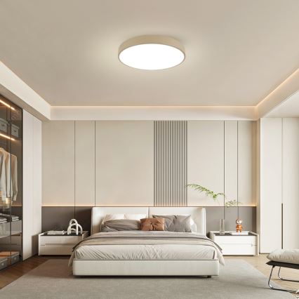 Brilagi - LED prigušivo stropno svjetlo POOL LED/60W/230V 3000-6000K prom. 60 cm bež + daljinski upravljač