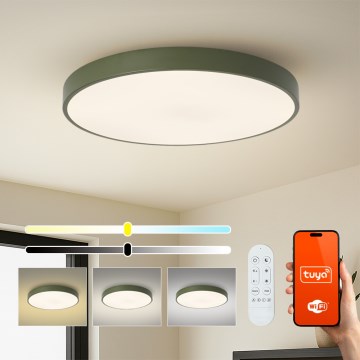 Brilagi - LED svjetiljka s prigušivanjem POOL SMART LED/100W/230V Ø 80 cm 3000-6000K Wi-Fi Tuya + daljinski upravljač, zelena