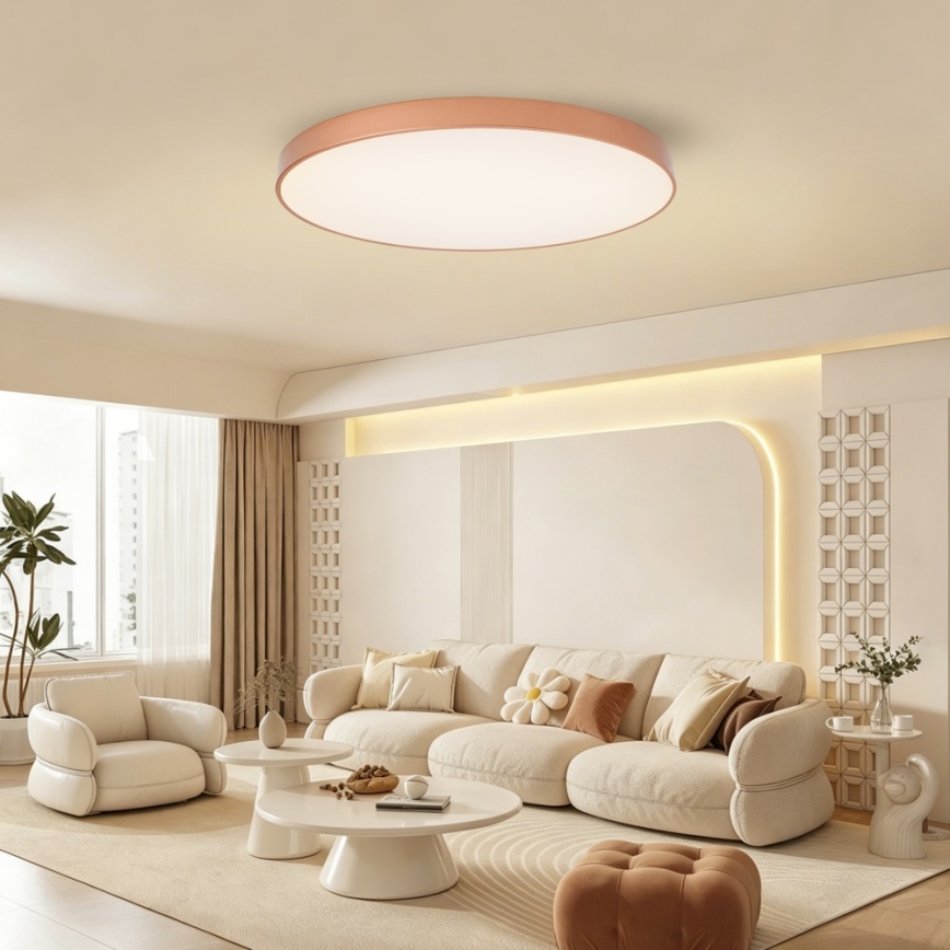 BRILAGI - LED prigušivo stropno svjetlo POOL SMART LED/128W/230V 100 cm 3000-6000K Wi-Fi Tuya brončano + daljinski upravljač