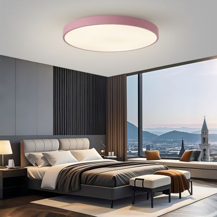 Brilagi - LED prigušiva svjetiljka POOL SMART LED/128W/230V prom. 100 cm 3000-6000K Wi-Fi Tuya + daljinski upravljač ružičasta