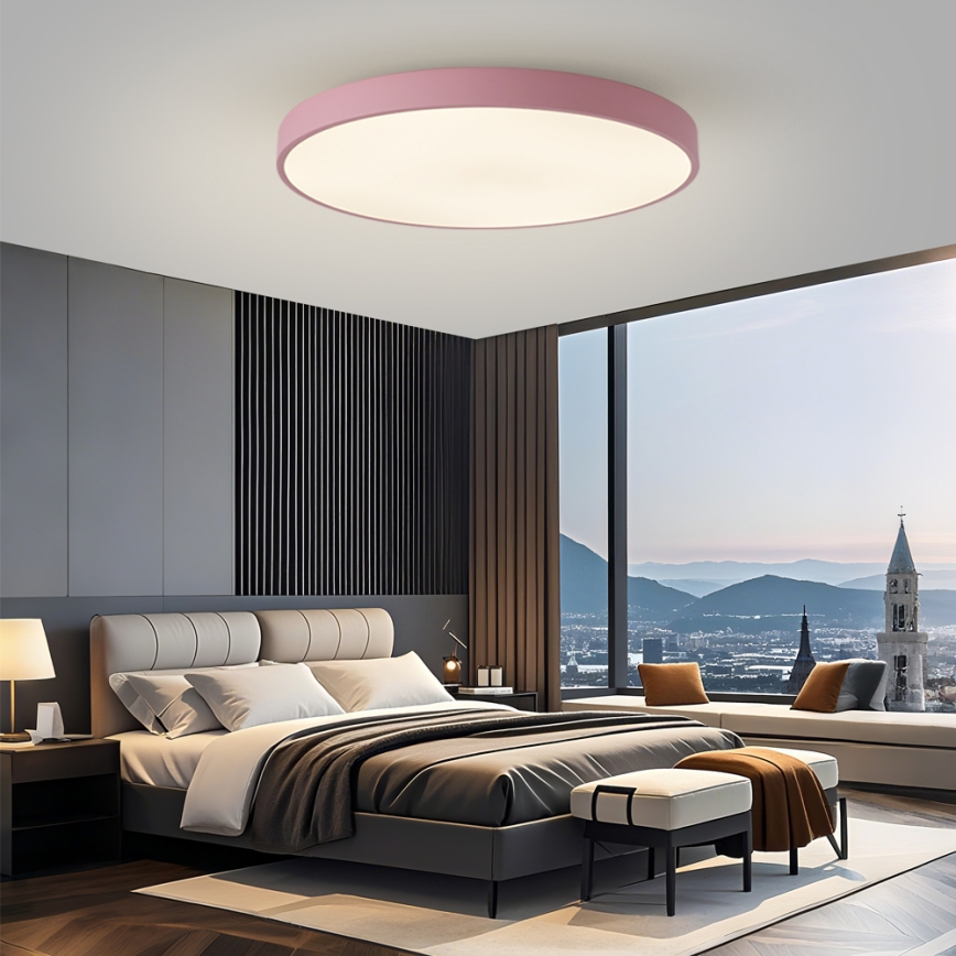 Brilagi - LED prigušiva svjetiljka POOL SMART LED/128W/230V prom. 100 cm 3000-6000K Wi-Fi Tuya + daljinski upravljač ružičasta