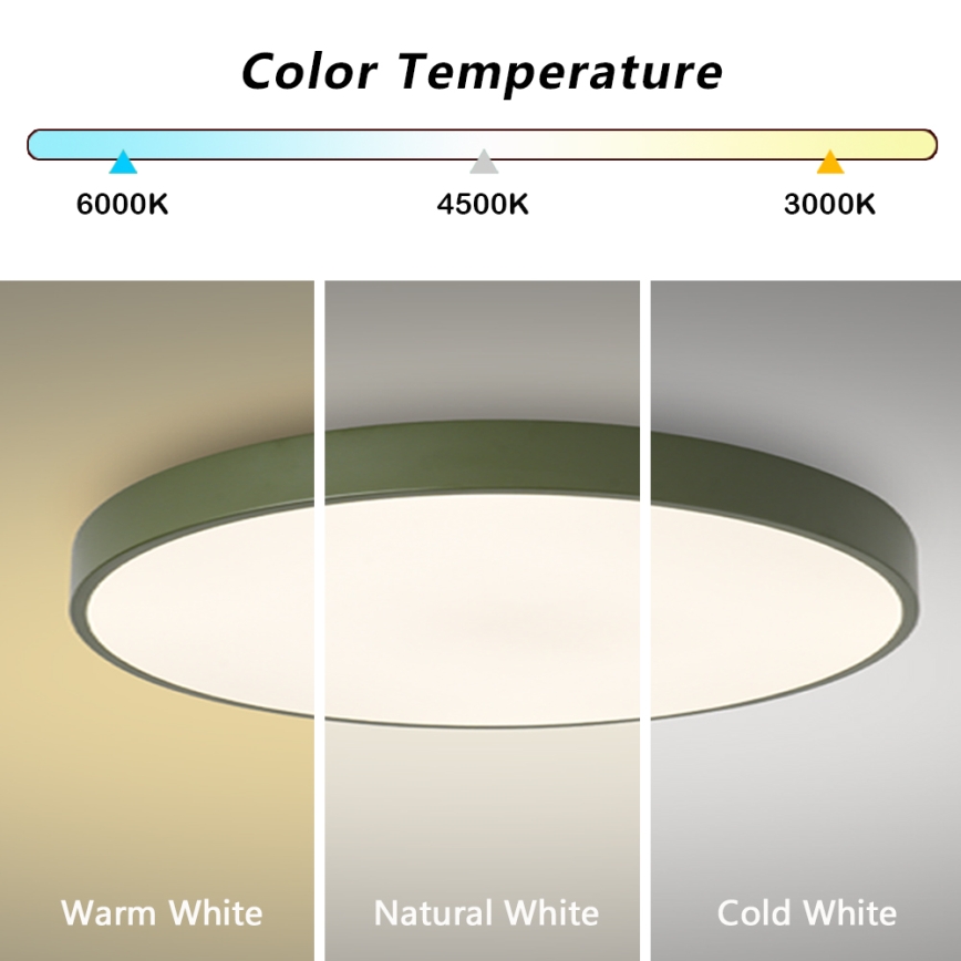 Brilagi - LED prigušivo svjetlo POOL SMART LED/128W/230V Ø 100 cm 3000-6000K Wi-Fi Tuya + daljinski upravljač, zeleno