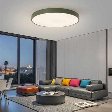 Brilagi - LED prigušivo svjetlo POOL SMART LED/128W/230V Ø 100 cm 3000-6000K Wi-Fi Tuya + daljinski upravljač, zeleno