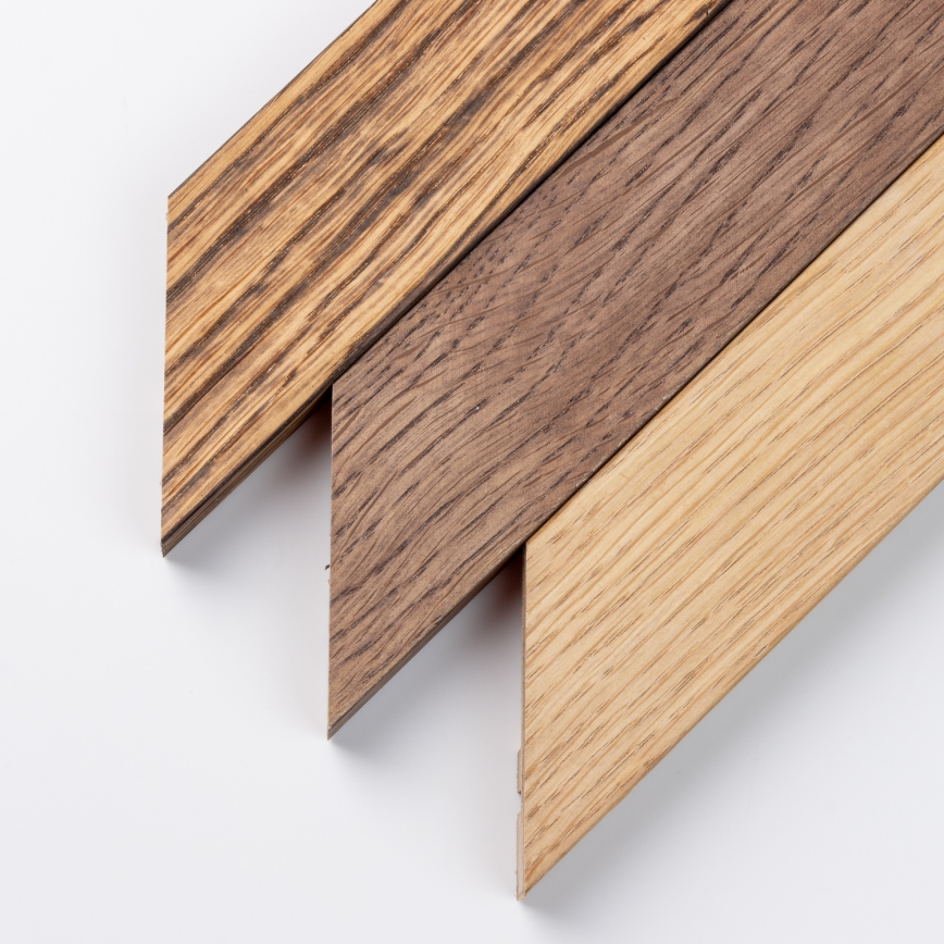 Brilagi - prigušivo stropno LED svjetlo SLIMFRAME WOOD LED/36W/230V 49,5x49,5 cm 3000-6000K smeđe + daljinski upravljač