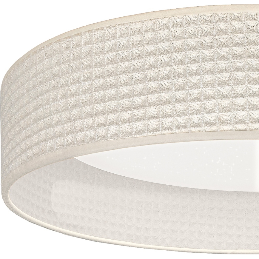 Brilagi - LED stropna svjetiljka s mogućnošću prigušivanja VELVET SMARTIX STARS LED/24W/230V 3000-6000K prom. 45 cm krem boje Wi-Fi Tuya Beacon + daljinsko upravljanje