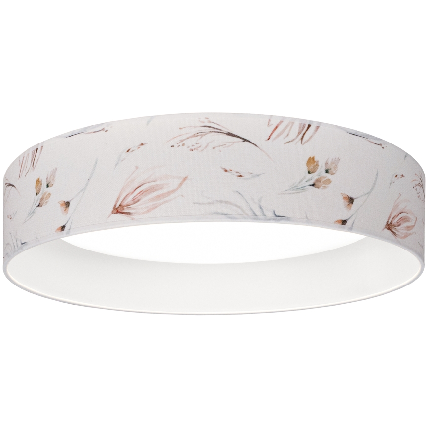 Brilagi - LED Prigušivo stropno svjetlo VELVET SMART VARI LED/24W/230V 3000-6500K Ø 45 cm bijela/cvjetni motiv + daljinski upravljač