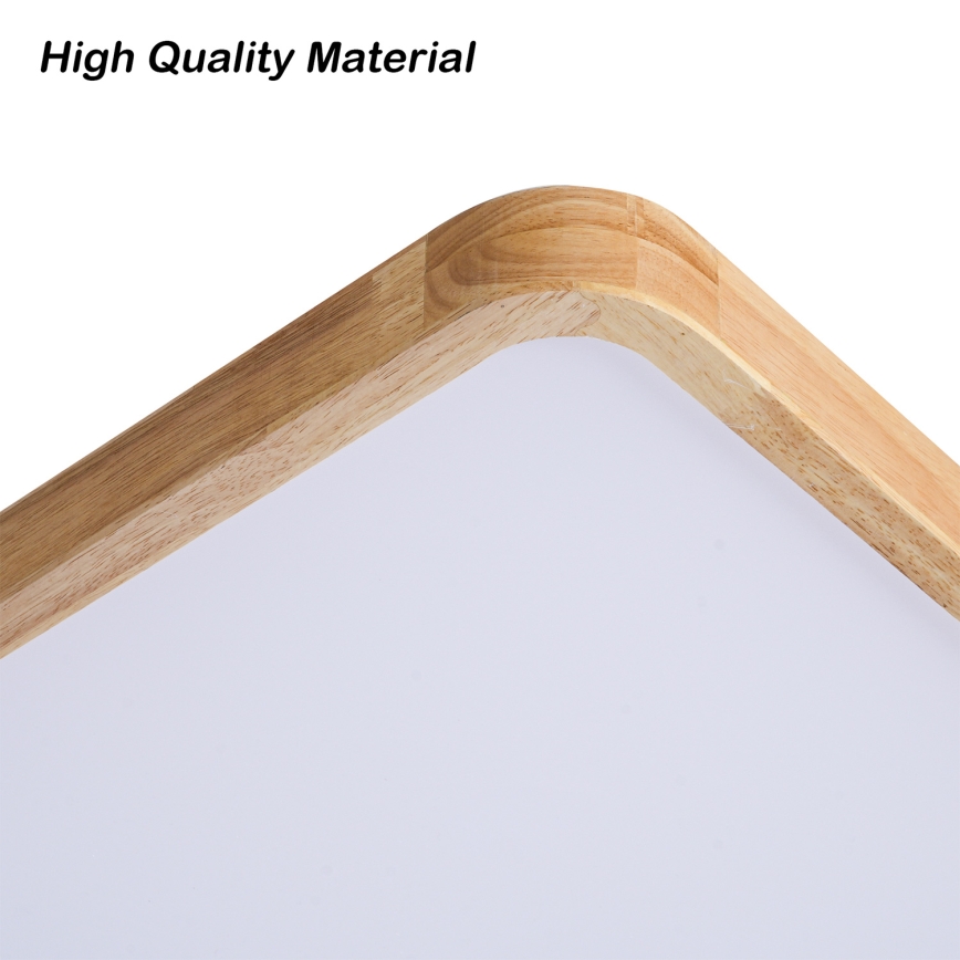 BRILAGI - Prigušivo LED stropno svjetlo WOODLINE SQUARE LED/80W/230V 3000-6000K hrast 60x60 cm + daljinski upravljač