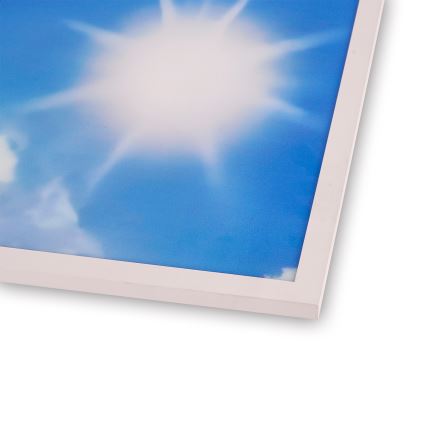 Brilagi - LED stropno svjetlo s mogućnošću prigušivanja SLIMFRAME SKY LED/58W/230V 60x60 cm 3000-6000K srebrna/plava + daljinski upravljač