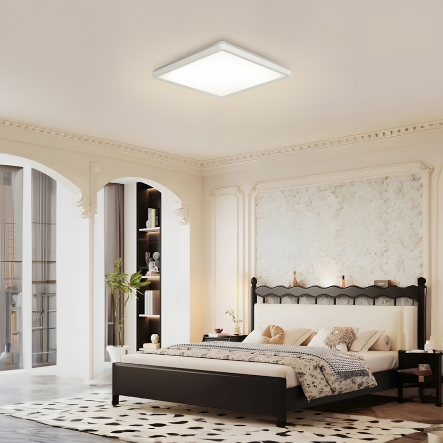 Brilagi - LED Stropna svjetiljka za kupaonicu ULTRA SLIM LED/18W/230V 30x30 cm bijela IP54