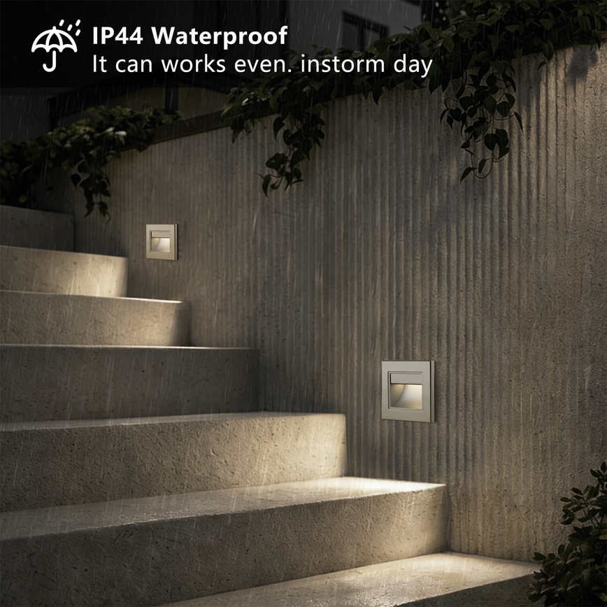 Brilagi - LED svjetiljka za stepenice STEP LIGHT LED/1,5W/230V IP44 antracit