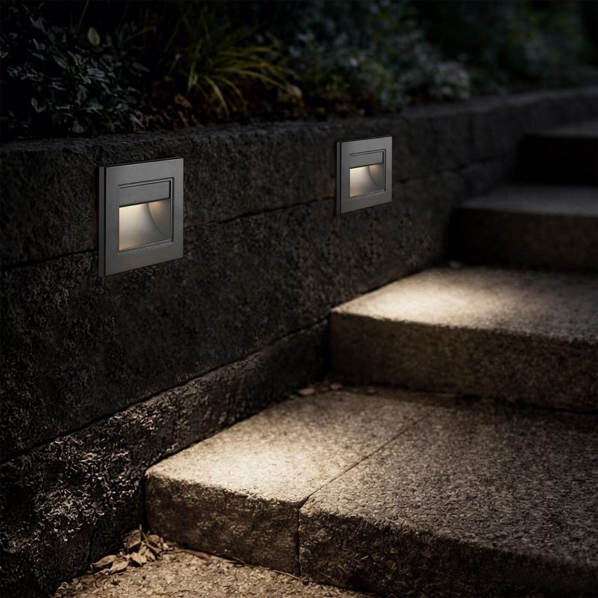 Brilagi - LED svjetiljka za stepenice STEP LIGHT LED/1,5W/230V IP44 antracit
