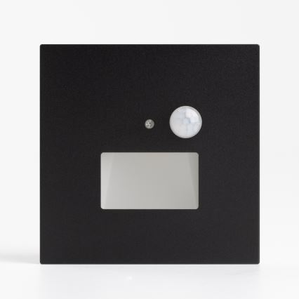 Brilagi - LED svjetlo za stepenište sa senzorom pokreta i sumraka JACK LED/1,5W/230V 3000/4000/6500K crna