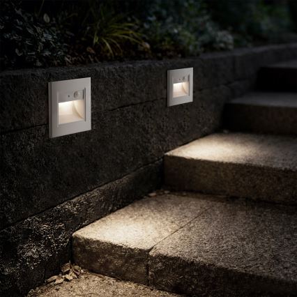 Brilagi - LED svjetiljka za stepenice s senzorom STEP LIGHT LED/1,5W/230V IP44 bijela