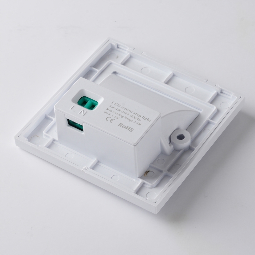 Brilagi - LED svjetiljka za stepenice s senzorom STEP LIGHT LED/1,5W/230V IP44 bijela