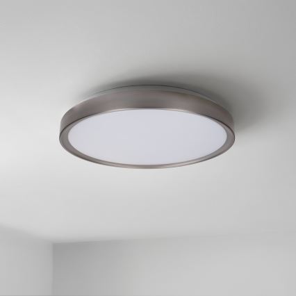 Brilagi - LED stropna svjetiljka s prigušivanjem FANCIA LED/48W/230V 3000-6500K Ø 39 cm srebrna + daljinski upravljač