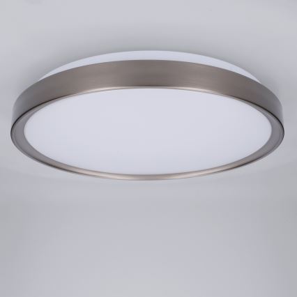 Brilagi - LED stropna svjetiljka s prigušivanjem FANCIA LED/48W/230V 3000-6500K Ø 39 cm srebrna + daljinski upravljač