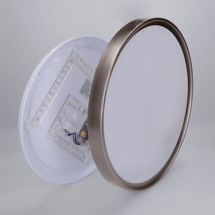 Brilagi - LED stropna svjetiljka s prigušivanjem FANCIA LED/48W/230V 3000-6500K Ø 39 cm srebrna + daljinski upravljač