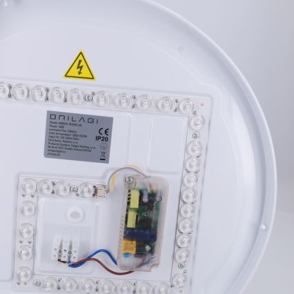 Brilagi - LED stropna svjetiljka s prigušivanjem FANCIA LED/48W/230V 3000-6500K Ø 39 cm srebrna + daljinski upravljač