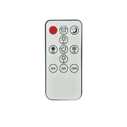 Brilagi - prigušivo stropno LED svjetlo ULTRA SLIM LED/18W/230V 2700-6500K 30x30 cm crno + daljinski upravljač