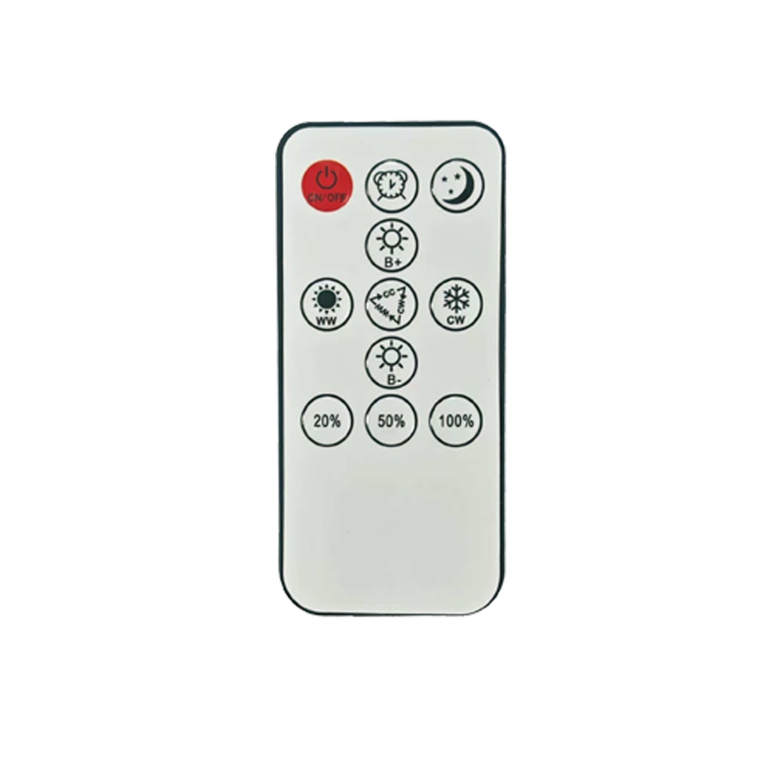 Brilagi - prigušivo stropno LED svjetlo ULTRA SLIM LED/18W/230V 2700-6500K 30x30 cm crno + daljinski upravljač