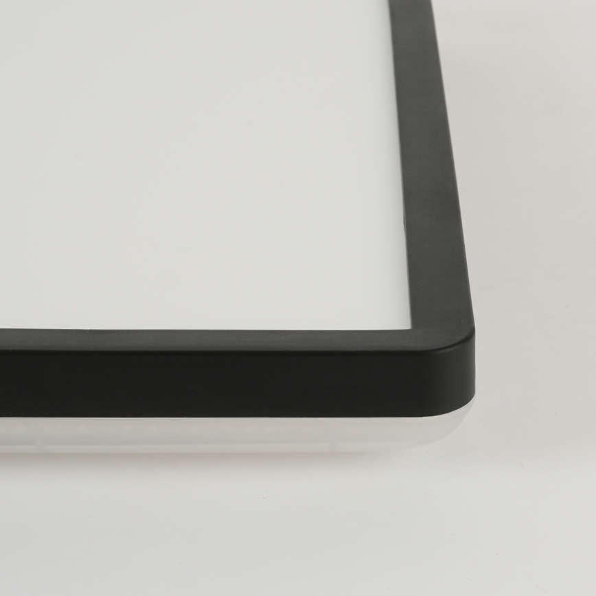 Brilagi - prigušivo stropno LED svjetlo ULTRA SLIM LED/18W/230V 2700-6500K 30x30 cm crno + daljinski upravljač