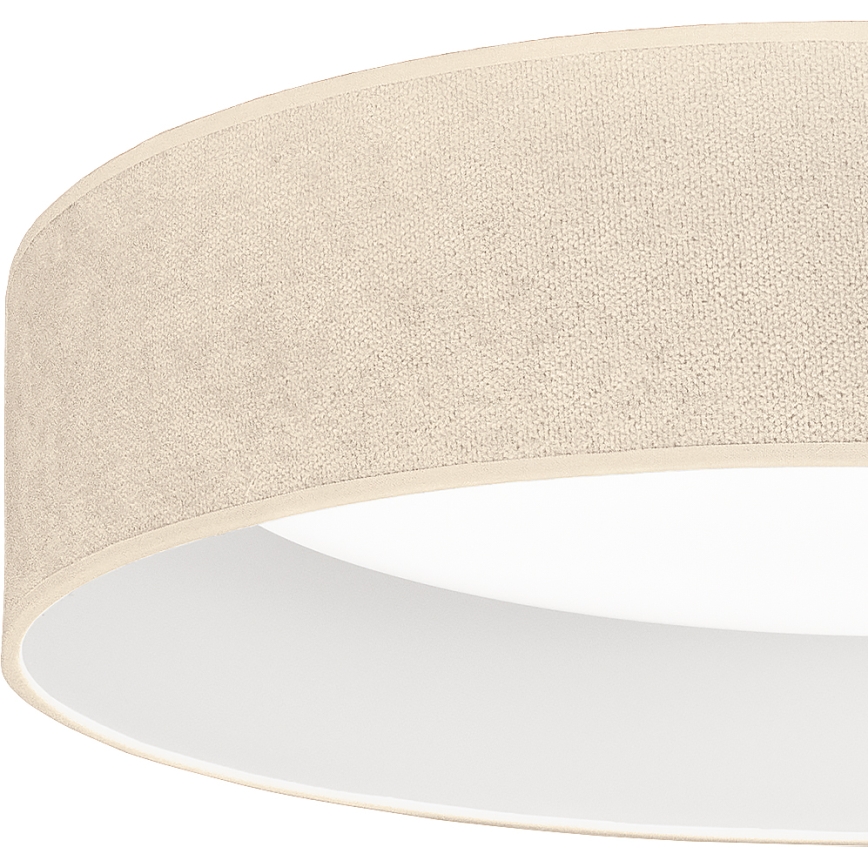 Brilagi - LED prigušivo stropno svjetlo VELVET SMARTIX LED/24W/230V 3000–6000K Ø 45 cm krem Wi‑Fi Tuya Beacon + daljinski upravljač