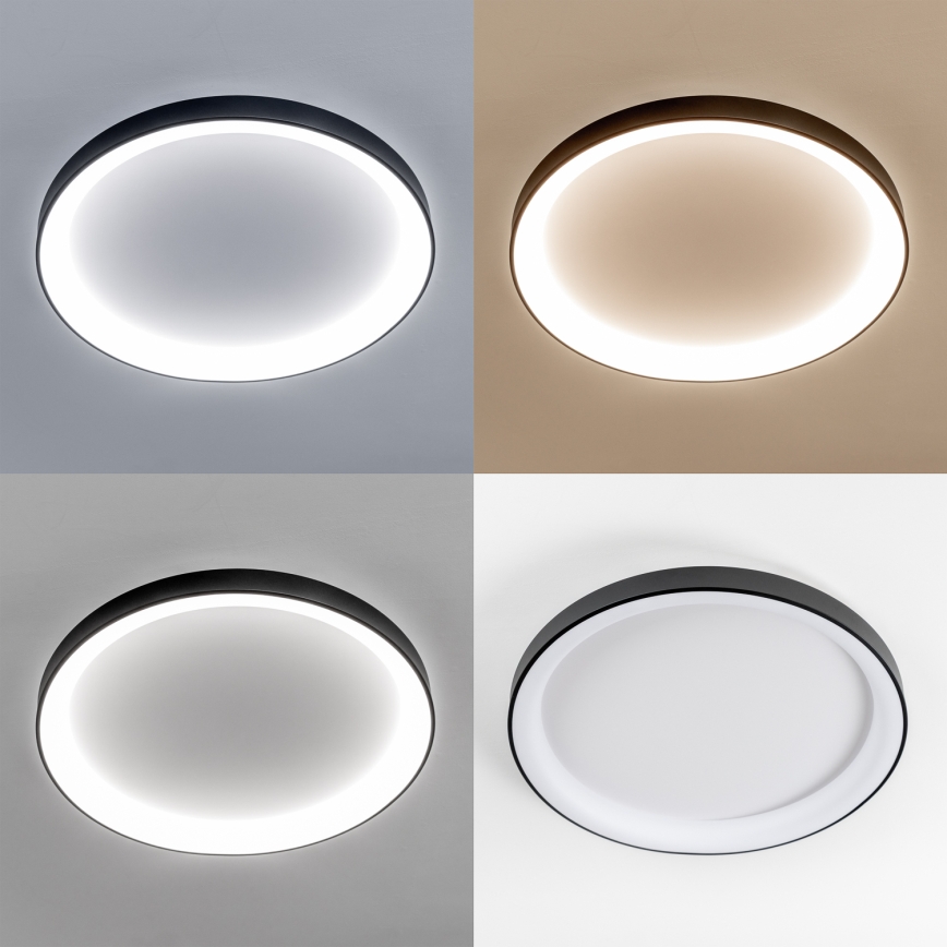 Brilagi - LED stropno svjetlo s mogućnošću prigušivanja FALCON II LED/108W/230V 3000-6500K Ø 80 cm crno + daljinski upravljač