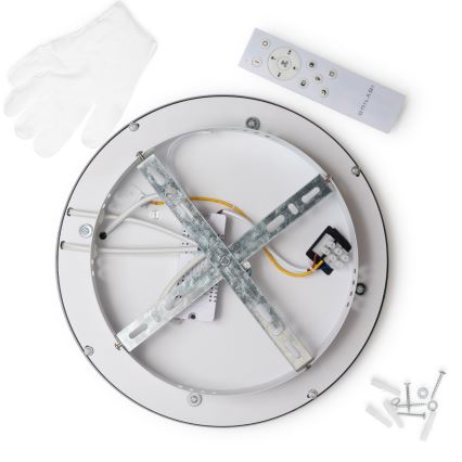 Brilagi - LED stropna svjetiljka TRIVARO s mogućnošću prigušivanja LED/72W/230V 3000-6000K Ø 40 cm + daljinski upravljač