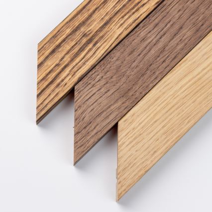 Brilagi - Prigušivo LED stropno svjetlo SLIMFRAME WOOD LED/58W/230V 124x34 cm 3000-6000K tamno smeđa + daljinski upravljač