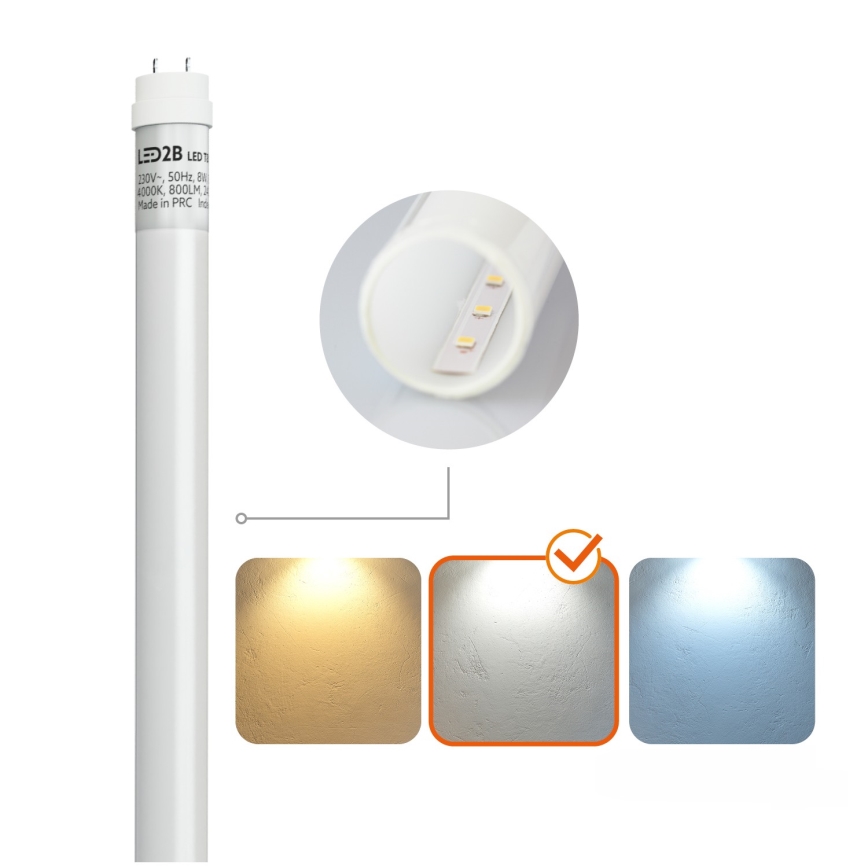 BRILAGI - LED tehnička prašootporna svjetiljka OPTIMA T8 1xG13/18W/230V 4000K IP65 128 cm
