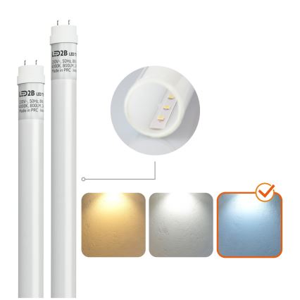 BRILAGI - LED tehnička fluorescentna svjetiljka otporna na prašinu OPTIMA T8 2xG13/18W/230V 6500K IP65 128 cm