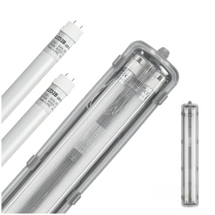 BRILAGI - LED tehničko protuprašinsko fluorescentno svjetlo OPTIMA T8 2xG13/9W/230V 4000K IP65 67,5 cm