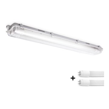 Brilagi - LED tehničko protuprašinsko fluorescentno svjetlo OPTIMA T8 2xG13/9W/230V 4000K IP65 67,5 cm