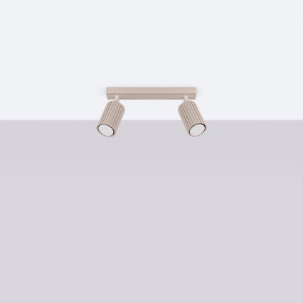Brilagi - LED točkasto svjetlo CRESTO 2xGU10/10W/230V taupe