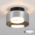 BRILAGI - LED Ugradna stropna svjetiljka AURA LUX 1xGX53/30W/230V Ø 13 cm crna/dimljena
