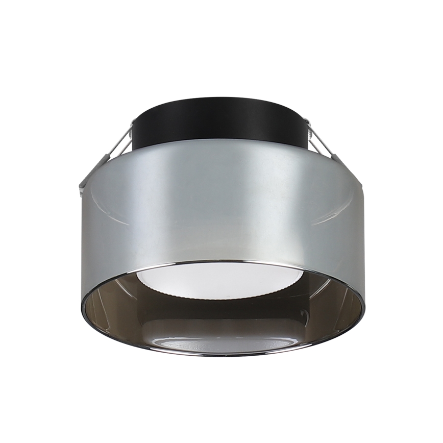 Brilagi - LED Ugradna stropna svjetiljka AURA LUX 1xGX53/30W/230V Ø 13 cm crna/dimljena