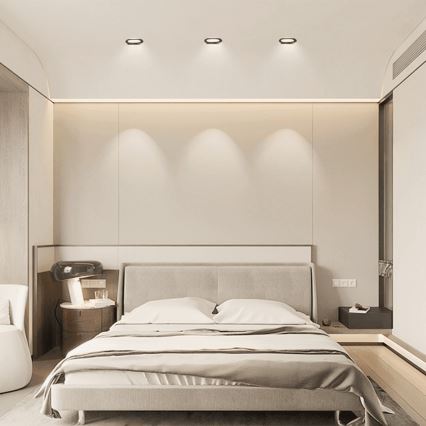 Brilagi - LED ugradna stropna svjetiljka za kupaonicu LED/9W/230V 3000K crna IP65